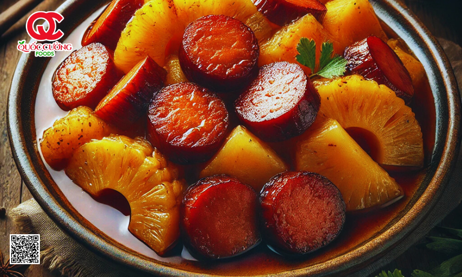 lạp xưởng hun khói kho thơm